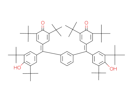 2,5-Cyclohexadien-1-one,
4,4'-[1,3-phenylenebis[[3,5-bis(1,1-dimethylethyl)-4-hydroxyphenyl]meth
ylidyne]]bis[2,6-bis(1,1-dimethylethyl)-