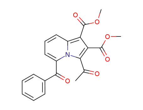 dimethyl 3-acetyl-5-benzoylindolizine-1,2-dicarboxylate