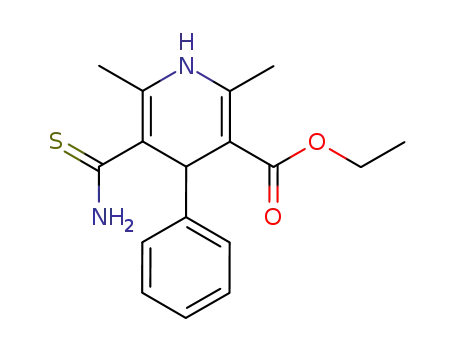 3-Pyridinecarboxylic acid,
5-(aminothioxomethyl)-1,4-dihydro-2,6-dimethyl-4-phenyl-, ethyl ester