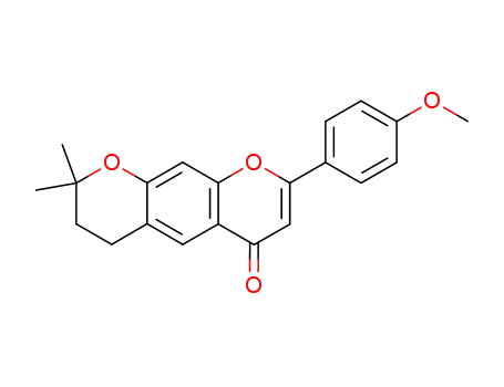 2-(4-Methoxy-phenyl)-8,8-dimethyl-7,8-dihydro-6H-pyrano[3,2-g]chromen-4-one