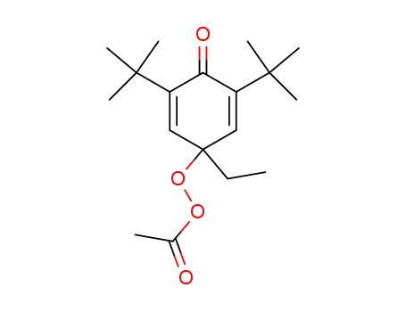 Ethaneperoxoic acid,
3,5-bis(1,1-dimethylethyl)-1-ethyl-4-oxo-2,5-cyclohexadien-1-yl ester