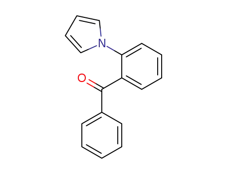 Molecular Structure of 63477-89-4 (Methanone, phenyl[2-(1H-pyrrol-1-yl)phenyl]-)
