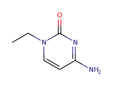 Molecular Structure of 25855-37-2 (2(1H)-Pyrimidinone, 4-amino-1-ethyl-)