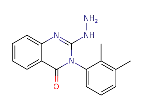 Molecular Structure of 84772-16-7 (3-(2,3-DIMETHYLPHENYL)-2-HYDRAZINOQUINAZOLIN-4(3H)-ONE)