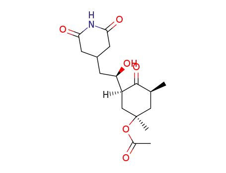 Molecular Structure of 2885-39-4 (Acetoxycycloheximide)