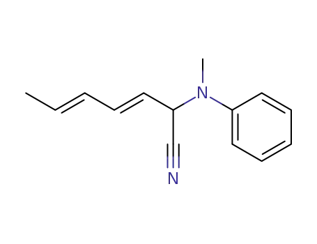 (3E,5E)-2-N-methylanilinohepta-3,5-dienenitrile