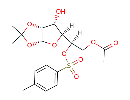 6-O-acetyl-1,2-O-isopropylidene-5-O-tosyl-α-D-allofuranose