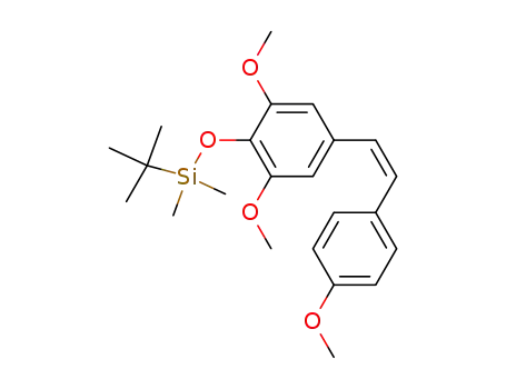 Silane,
[2,6-dimethoxy-4-[2-(4-methoxyphenyl)ethenyl]phenoxy](1,1-dimethyleth
yl)dimethyl-, (Z)-