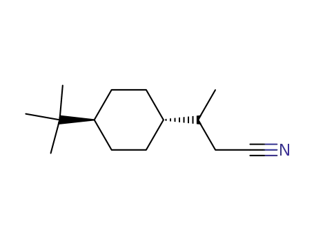 trans-3-(4'-tert-butylcyclohexyl)butyronitrile