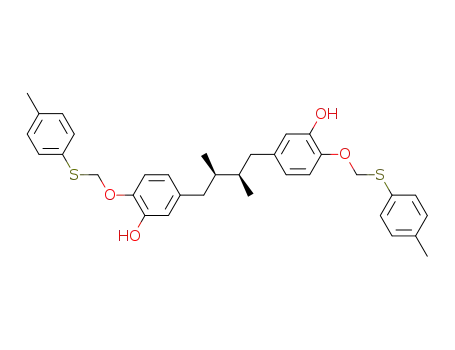 C<sub>34</sub>H<sub>38</sub>O<sub>4</sub>S<sub>2</sub>