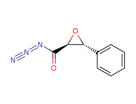 Molecular Structure of 89848-92-0 (Oxiranecarbonyl azide, 3-phenyl-, trans-)