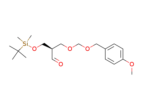 (R)-3-<<(t-butyldimethyl)silyl>oxy>-2-<<<(p-methoxybenzyl)oxy>methoxy>methyl>-propanal