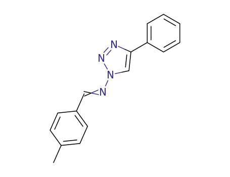 1H-1,2,3-Triazol-1-amine, N-[(4-methylphenyl)methylene]-4-phenyl-