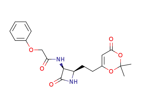 N-{(2R,3S)-2-[2-(2,2-Dimethyl-6-oxo-6H-[1,3]dioxin-4-yl)-ethyl]-4-oxo-azetidin-3-yl}-2-phenoxy-acetamide