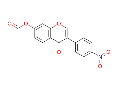 3-(4-Nitrophenyl)-4-oxo-4H-1-benzopyran-7-yl formate