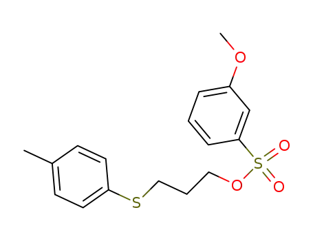 3-Methoxy-benzenesulfonic acid 3-p-tolylsulfanyl-propyl ester