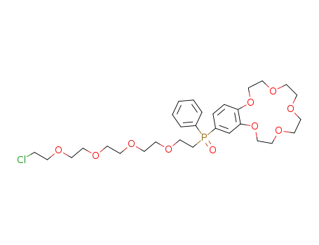 4-<(14-chloro-3,6,9,12-tetraoxatetradecyl)phenylphosphinyl>benzo-15-crown-5