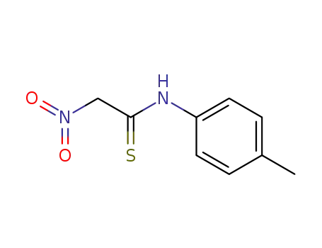 Molecular Structure of 81977-72-2 (Ethanethioamide, N-(4-methylphenyl)-2-nitro-)