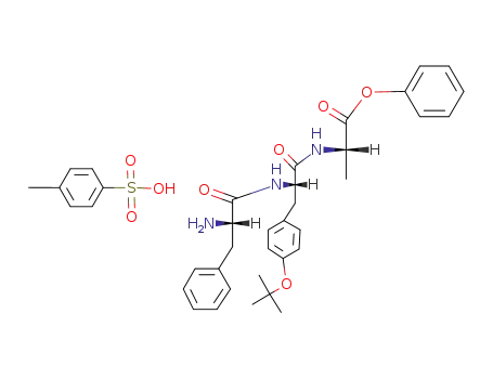 (S)-2-[(S)-2-((S)-2-Amino-3-phenyl-propionylamino)-3-(4-tert-butoxy-phenyl)-propionylamino]-propionic acid phenyl ester; compound with toluene-4-sulfonic acid