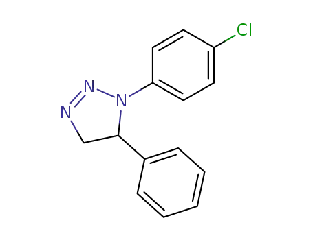 Molecular Structure of 10480-37-2 (1-(4-chlorophenyl)-5-phenyl-4,5-dihydro-1H-1,2,3-triazole)