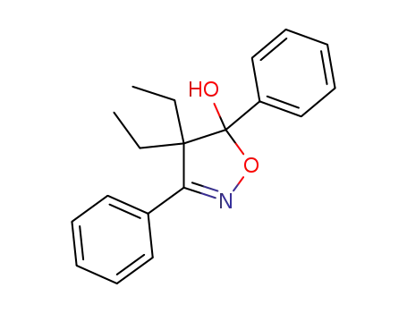 4,4-Diethyl-3,5-diphenyl-2-isoxazolin-5-ol