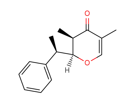 (2S,3R)-3,5-Dimethyl-2-((R)-1-phenyl-ethyl)-2,3-dihydro-pyran-4-one