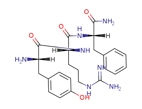 Molecular Structure of 83934-32-1 (L-Phenylalaninamide, L-tyrosyl-D-arginyl-)