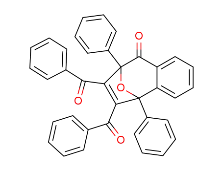 Molecular Structure of 106976-64-1 (10,11-Dibenzoyl-1,9-diphenyl-12-oxa-tricyclo[7.2.1.0<sup>2,7</sup>]dodeca-2,4,6,10-tetraen-8-one)