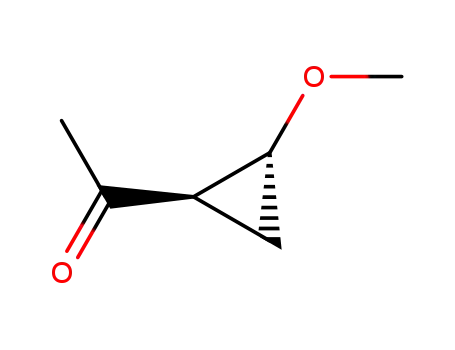 Molecular Structure of 102516-18-7 (Ethanone, 1-(2-methoxycyclopropyl)-, trans- (9CI))