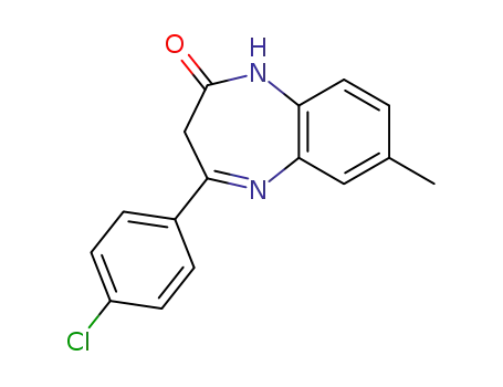 4-(4-Chloro-phenyl)-7-methyl-1,3-dihydro-benzo[b][1,4]diazepin-2-one