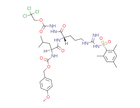 Z(OMe)-Leu-Arg(Mts)-NHNH-Troc