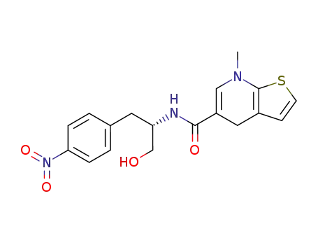 (S)-2-(N-methyl-4,7-dihydrothieno<2,3-b>pyridine-5-carbonylamino)-3-(4-nitrophenyl)propan-1-ol