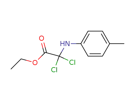 Acetic acid, dichloro[(4-methylphenyl)amino]-, ethyl ester