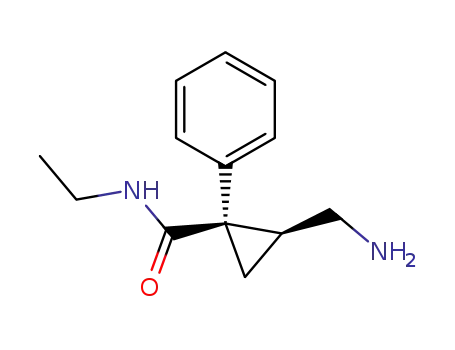 Molecular Structure of 105310-07-4 (N-Desethyl Milnacipran)