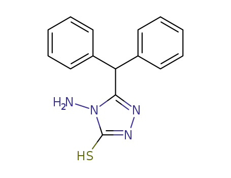 3H-1,2,4-Triazole-3-thione, 4-amino-5-(diphenylmethyl)-2,4-dihydro-