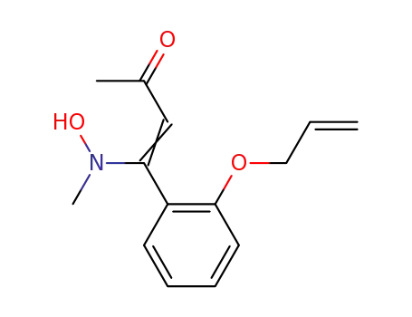 (Z)-4-(2-Allyloxy-phenyl)-4-(hydroxy-methyl-amino)-but-3-en-2-one