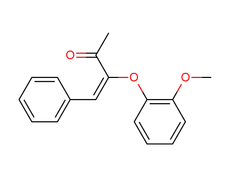 3-Buten-2-one, 3-(2-methoxyphenoxy)-4-phenyl-, (E)-