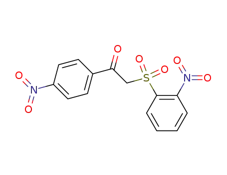 Ethanone, 1-(4-nitrophenyl)-2-[(2-nitrophenyl)sulfonyl]-