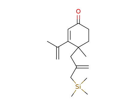 4-methyl-4-<2-<(trimethylsilyl)methyl>allyl>-3-(2-propenyl)-2-cyclohexen-1-one