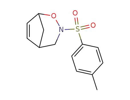 Molecular Structure of 81640-25-7 (3-(4-Methylphenylsulfonyl)-2-oxa-3-azabicyclo<3.2.1>oct-6-en)