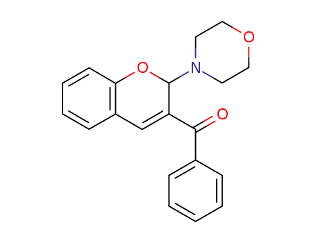 Molecular Structure of 122438-01-1 ((2-morpholin-4-yl-2H-chromen-3-yl)(phenyl)methanone)