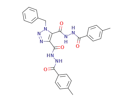 4,5-Bis<N'-(p-methylbenzoyl)-N-hydrazinocarbonyl>-1-benzyl-1,2,3-triazole