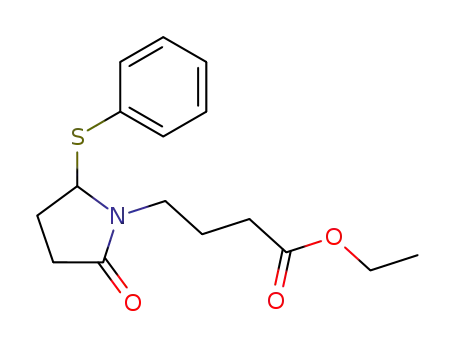4-(2-Oxo-5-phenylsulfanyl-pyrrolidin-1-yl)-butyric acid ethyl ester