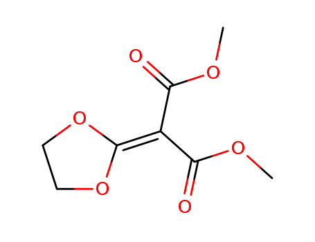 Molecular Structure of 121020-73-3 (Propanedioic acid, 1,3-dioxolan-2-ylidene-, dimethyl ester)