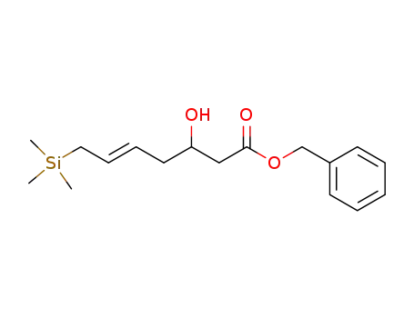 (E)-3-Hydroxy-7-trimethylsilanyl-hept-5-enoic acid benzyl ester