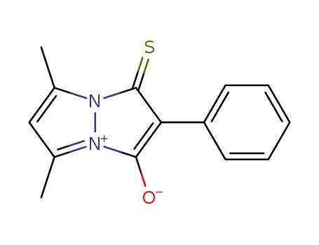 anhydro-5,7-dimethyl-1-hydroxy-2-phenyl-3-thioxopyrazolo<1,2-a>pyrazolium hydroxide