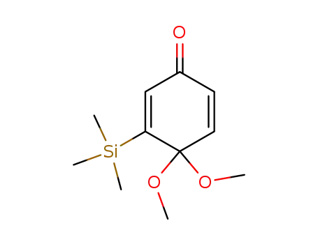 4,4-Dimethoxy-3-trimethylsilanyl-cyclohexa-2,5-dienone