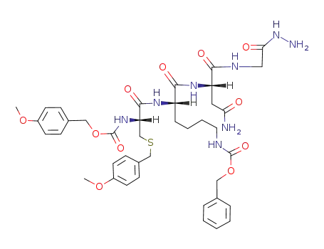 Z(OMe)-Cys(MBzl)-Lys(Z)-Asn-Gly-NHNH<sub>2</sub>