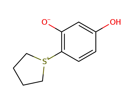 Thiophenium, 1-(2,4-dihydroxyphenyl)tetrahydro-, inner salt