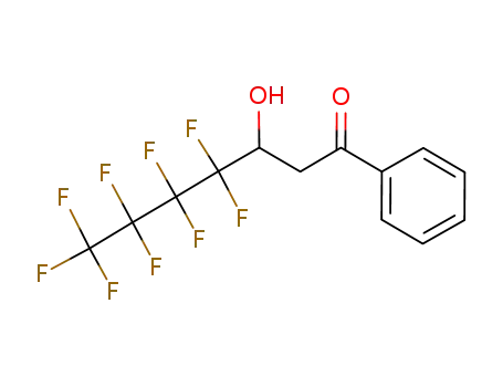 1-Heptanone, 4,4,5,5,6,6,7,7,7-nonafluoro-3-hydroxy-1-phenyl-